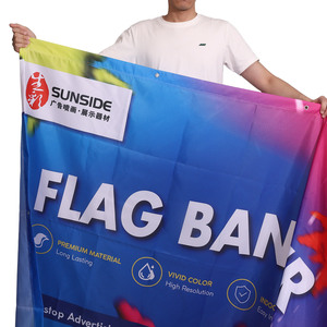 Tela para Banderas Digitales, Colores Vivos Personalizados, Material Duradero para Exhibición en Tiendas, Soporte Enrollable, Publicidad Interior y Exterior - Product Image 1