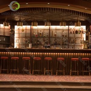 Mobilier <span class=keywords><strong>de</strong></span> bar et <span class=keywords><strong>de</strong></span> salon industriel chic Meubles <span class=keywords><strong>de</strong></span> boîte <span class=keywords><strong>de</strong></span> nuit <span class=keywords><strong>en</strong></span> métal et bois récupéré - Product Image 2