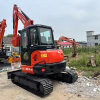 Excavadora Usada de Buena Calidad, Fabricada en Japón, Modelo 163 de 6 Toneladas, Año 2023, con Pocas Horas de Trabajo, Cucharón de 0.19m, en Stock