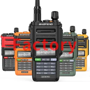Walkie baofeng walkie talkie ip68, rádio UV-9R pro, à prova d'água, com banda dupla uv 9r pro, uhf/vhf BF-UV9R pro, ht, walkie talkie