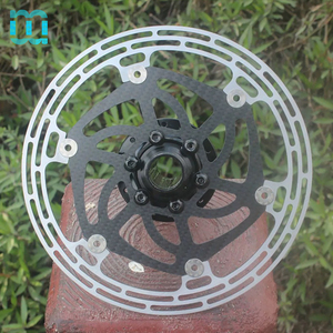 SeeMore 自行车刹车盘 140/160/180mm 碳纤维盘式刹车盘 6 螺栓 44mm 螺纹轮毂刹车盘 - Product Image 1