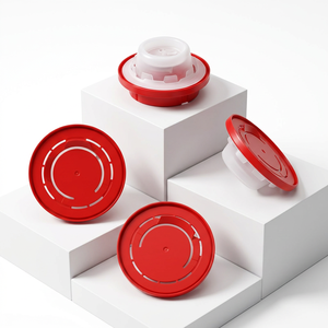 <span class=keywords><strong>Tapas</strong></span> de Cierre de Plástico OEM de 60 mm, Tapa de Sellado Ultrasónico, Tapa para Bidón Industrial, Tapa para Bidón de Aceite - Product Image 1