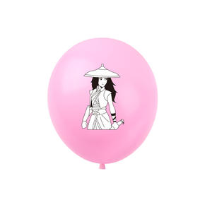 Belle légende de la chasse au <span class=keywords><strong>Dragon</strong></span> fête d'anniversaire thème scène décoration fournitures <span class=keywords><strong>Raya</strong></span> et <span class=keywords><strong>Dragon</strong></span> Animation film 12 pouces ballon en Latex - Product Image 3