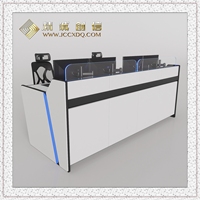 Bureau de direction intelligent et moderne personnalisé, centre de commande et de surveillance, table de conférence, bureaux de bureau