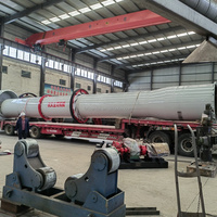Secador Rotatorio de Tambor Único para Mineral de Hierro, Caliza, Aserrín, Sistema de Secado de Lodos, Equipo con Componente de Motor Principal Incluido