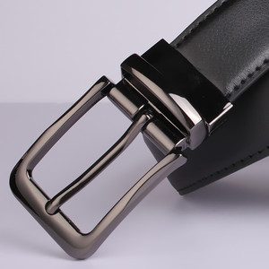 Da bò khóa vành đai thường Double Sided màu nâu đen có sẵn vành đai omj nhà máy bán buôn - Product Image 5