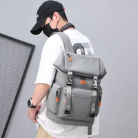 Vente en gros Sac à dos multifonctionnel à fermeture éclair pour ordinateur portable Porte-documents Usage quotidien Rabattable Plusieurs poches Sac à dos de loisirs pour ordinateur portable