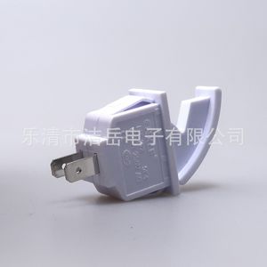 Interrupteur de porte de réfrigérateur Cmxle Dh-102, interrupteur à bascule en plastique blanc 250V 16A avec bouton poussoir pour pièces de réfrigérateur - Product Image 2