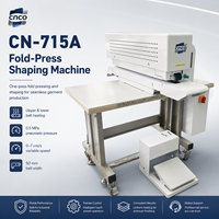 Machine de thermocollage à double bande chauffante 0-300°C avec écran tactile pour la formage de bords de vêtements sans couture