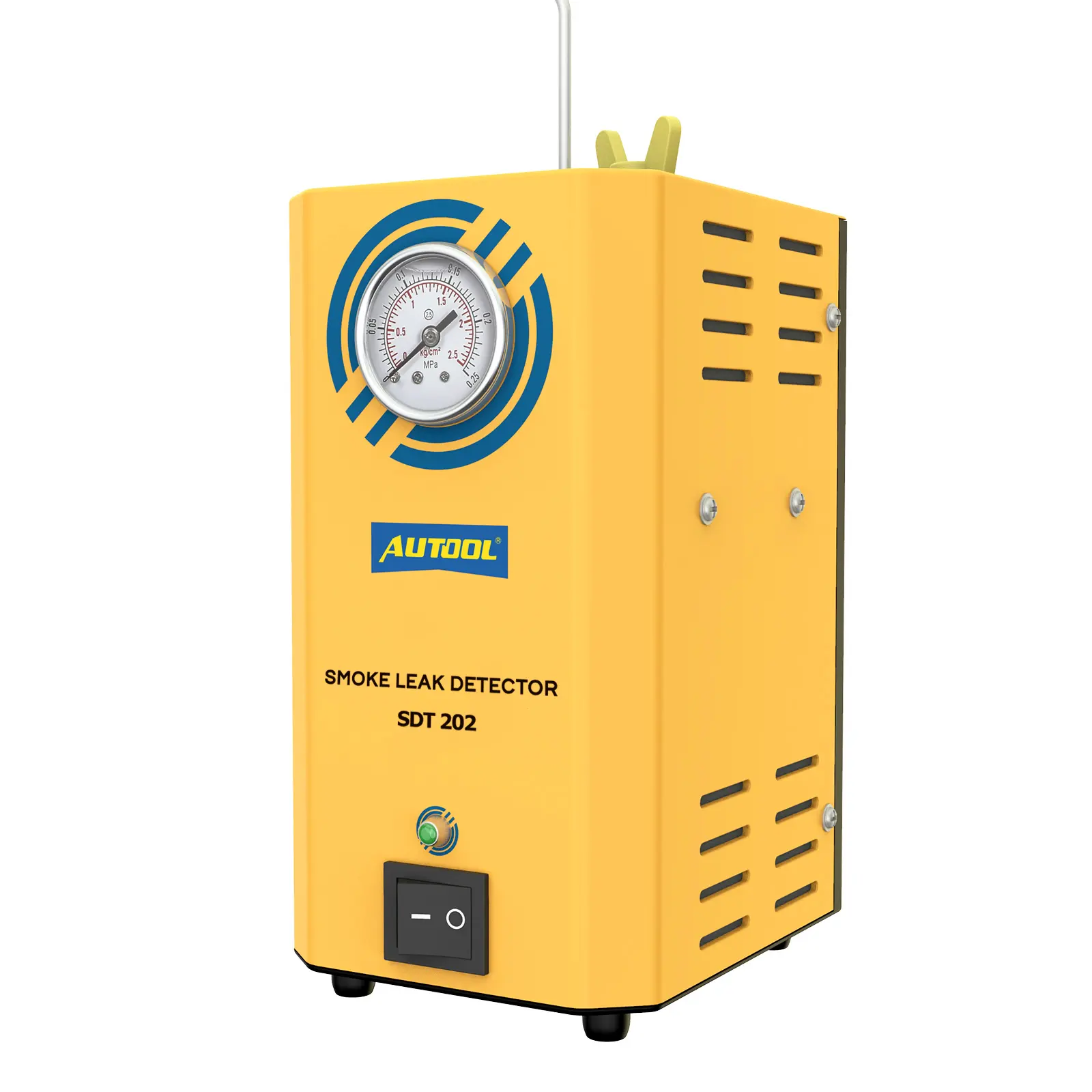 Автоматическая дымовая машина Autool SDT202, трубный дымовой детектор утечки 12 В, Впускная система охлаждения, машина для тестирования утечки масла