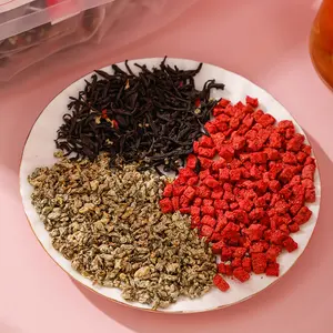 TZ Cao Mei Hong Cha di bellezza da donna di alta qualità tè fragola sapore di tè nero - Product Image 1