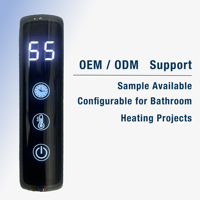 Sèche-serviettes intelligent Tuya WiFi avec thermostat d'ambiance sans fil, contrôleur de chauffage programmable pour la maison, commande par application et vocale