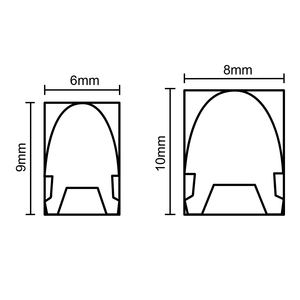 12V Flexible 6mm New Generation Separately Split Silicone Neon Tube <strong>Diffuser</strong> for DIY Cuttable LED Strip Neon Strip Sign Lights - Product Image 3