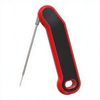Thermomètre numérique pliable, instantané, durable et étanche pour aliments, viande, barbecue, cuisson et grillades