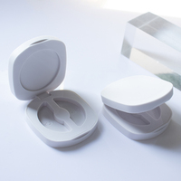 Étui magnétique en ABS pour cils avec logo personnalisé, boîte cosmétique recyclable pour faux cils, fard à joues et fard à paupières bicolore