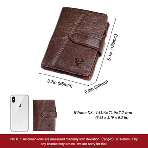 <span class=keywords><strong>Cartera</strong></span> de Cuero Genuino para <span class=keywords><strong>Hombre</strong></span> HUMERPAUL, con Portafolio, Monedero Pequeño, <span class=keywords><strong>Cartera</strong></span> de Cuero Personalizada - Product Image 6