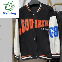 Manning musim dingin jaket bisbol bekas Jersey Ukay Bales untuk grosir baju bekas di Bales pakaian Premium bekas