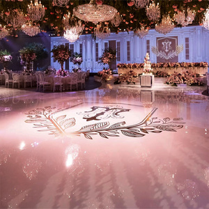 Adesivi per Pavimenti Personalizzati per Location di Matrimoni, Impermeabili, Ecologici, Stampati <span class=keywords><strong>con</strong></span> UV, <span class=keywords><strong>con</strong></span> Nomi degli Sposi - Product Image 2