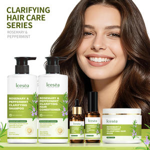 Set de Cuidado Capilar de Romero y Menta Personalizado, Fabricación de Marca Privada OEM, Fábrica de Productos Capilares Personalizados - Product Image 2