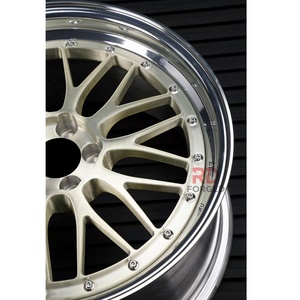 <span class=keywords><strong>ล้อ</strong></span>รถยนต์โดยสาร2ชิ้นสำหรับ Porsche 993 BMW <span class=keywords><strong>ล้อ</strong></span>ปลอมแบบขอบสีทองขอบลึก5X120 5x112ผลิตตามสั่ง - Product Image 4