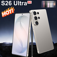 Smartphone S26 Ultra CDMA 4G Original, Resistente al Polvo, Económico y Popular, Pantalla de 7.3 Pulgadas y 120Hz, 16GB+1TB de Almacenamiento, Quad Core MTK, 108MP