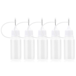 Botellas Aplicadoras con Punta de Aguja de Precisión, Botellas de Plástico PE con Gotero para Dispensar Pegamento Líquido y en Polvo - Product Image 1
