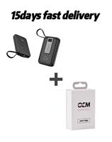 Produits Tendances 2026 Nouveauté 2025 – Batterie Externe à Charge Rapide PD 22,5W avec Support Métallique, 10000mAh, Magnétique et Sans Fil