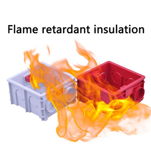 Topshine miễn phí kết hợp Tường Nội Bộ gắn chuyển đổi trở lại hộp cho 86mm chuyển đổi và ổ cắm điện - Product Image 5