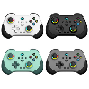 Wireless BT Game <strong>Controller</strong> with RGB Lights Two Hall Effect Joysticks and <strong>Double</strong> Vibration Supports Motion Sensing for Switch - Product Image 1