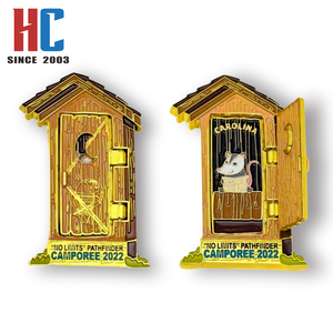 Pin de Solapa de Esmalte Suave Personalizado de Fábrica con 20 Años de Experiencia, con el Mensaje 'Viajador del Camino del Mundo', 'Vive con Jesús', 'Camporee Cristiana Adventista' - Product Image 6