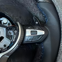 Volant de voiture en cuir et fibre de carbone MP-Sport pour modèles BMW F32 F30 F10 F20 F21 F22 F15 F16 F45 F33 E70 E90 E81 E82 X1 X2 X3