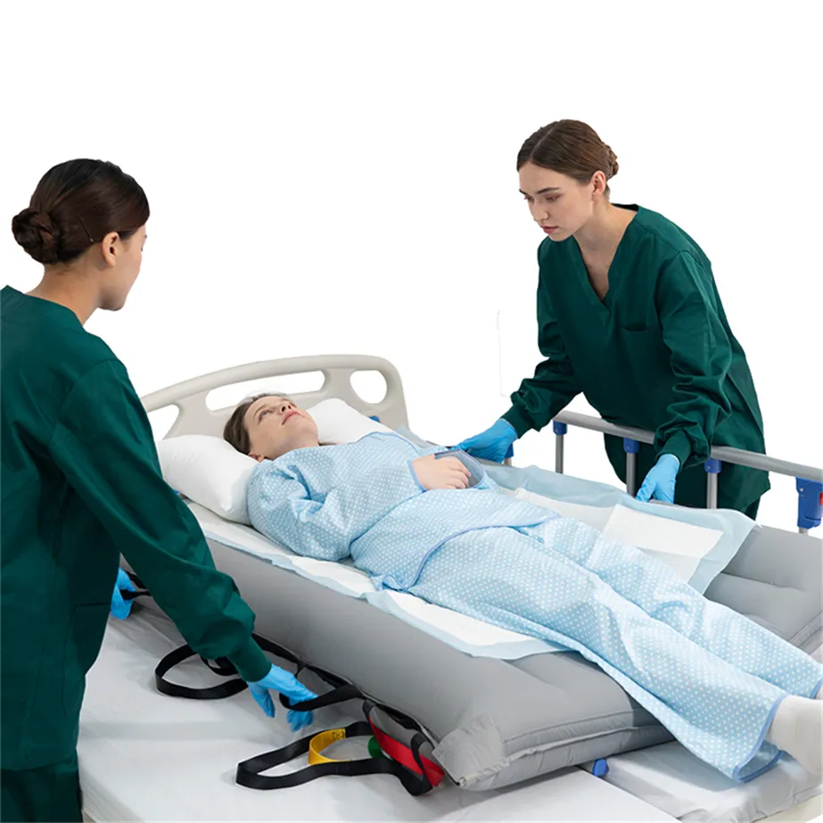 Glide wieder verwendbare luft unterstützte Matratze SPU laterales Patienten transfers ystem Luft matratzen schlinge für Rehabilitation krankenhaus patienten
