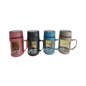 Vaso de Vidrio de Moda al por Mayor, con Asa, Resistente a Altas Temperaturas, de Gran Capacidad, para Oficina - Product Image 6