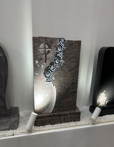 Lápida y Monumento Funerario al por Mayor, Diseño Personalizado de Lápida con Árbol, Tallada a Mano en Granito Natural - Product Image 4