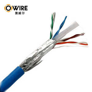 Tùy chỉnh trong nhà/ngoài trời tinh khiết Đồng 550MHz 1Gbps Cat6 cáp Ethernet 305m (1000ft) | UTP/<span class=keywords><strong>SFTP</strong></span> che chắn Lan mạng cáp - Product Image 4