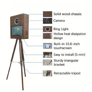 WOOD COLUMN <strong>PHOTO</strong> Kiosk Unlimited Space Use Support Camera Printer Birthday Party <strong>Photo</strong> <strong>Equipment</strong> - Product Image 6