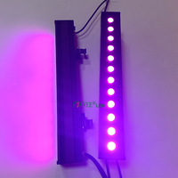 Barre lumineuse LED linéaire intelligente RGB/RGBW IP65, colorée, programmable, pour Noël, éclairage mural, corps en aluminium
