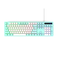 Fabricant personnalisé JK104 Ensemble clavier mécanique 87 touches ABS Jixian Switch LED RVB rétro-éclairé Nouveau produit