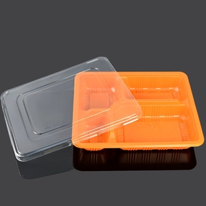 Dùng Một Lần Rõ Ràng <span class=keywords><strong>4</strong></span> Ngăn Ăn Trưa Hãng Hàng Không Lò Vi Sóng <span class=keywords><strong>Pp</strong></span> Thực Phẩm Container Trong Suốt Với Chia Takeaway - Product Image 5