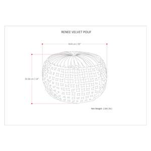 DB Renee Pouf rond Navy Foot Tabouret pour bébés enfants MDF avec plastique souple amovible empilable pour le rangement des sièges dans les chambres - Product Image 5