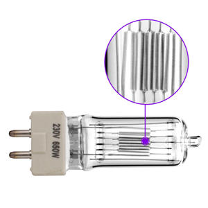 <span class=keywords><strong>Ampoule</strong></span> de lampe <span class=keywords><strong>halogène</strong></span> marine GY9.5 G22 G16 120V/230V 1000W 2000W lampe de scène de lumière de bateau aérien lampe à <span class=keywords><strong>filament</strong></span> de tungstène blanc chaud - Product Image 5