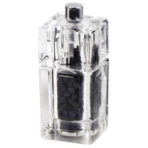 Moulin à poivre COMO en acrylique transparent H. 9CM - Product Image 1