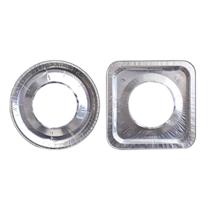 S23020A tek kullanımlık alüminyum folyo brülör Liner daire yuvarlak gaz sobası kapak mutfak kullanımı için Blister süreci - Product Image 6