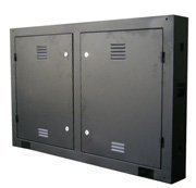UAD 960x960MM panneau publicitaire extérieur étanche à économie d'énergie écran LED affichage fer armoire panneau mural P4/P10 panneau d'affichage