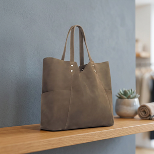 Sacs à main en cuir décontractés pour filles BS INTERNATIONAL, fermeture éclair authentique, imperméables, légers, grande capacité, style européen - Product Image 6