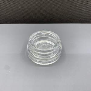 Mini pot en verre transparent de 5 ml avec couvercle grossissant pour l'emballage de cosmétiques de soin personnel, crèmes, rouges à lèvres et huiles concentrées - Product Image 3
