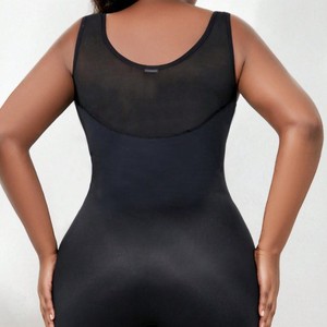 Body modellante intero senza cuciture in nylon con bottoni, <span class=keywords><strong>taglie</strong></span> <span class=keywords><strong>forti</strong></span>, stile europeo-americano, bestseller transfrontaliero - Product Image 2