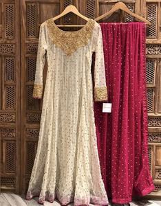 Vestido para fiesta, nuevo, largo hasta el suelo, hermoso, apliques, trabajo para fiesta, boda, 2021 - Product Image 1