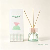 Diffuseur de parfum Benthene Pêche Litchi 140ml Coffret Huile Essentielle d'Aromathérapie Sans Eau Parfum d'Ambiance Vente en Gros OEM