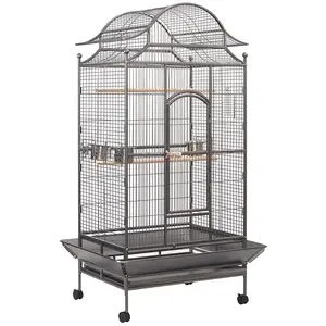 Meilleur prix importation 601 chine perroquet taille plateaux en plastique Antique Cage à oiseaux vol d'élevage Extra Large Cage à oiseaux